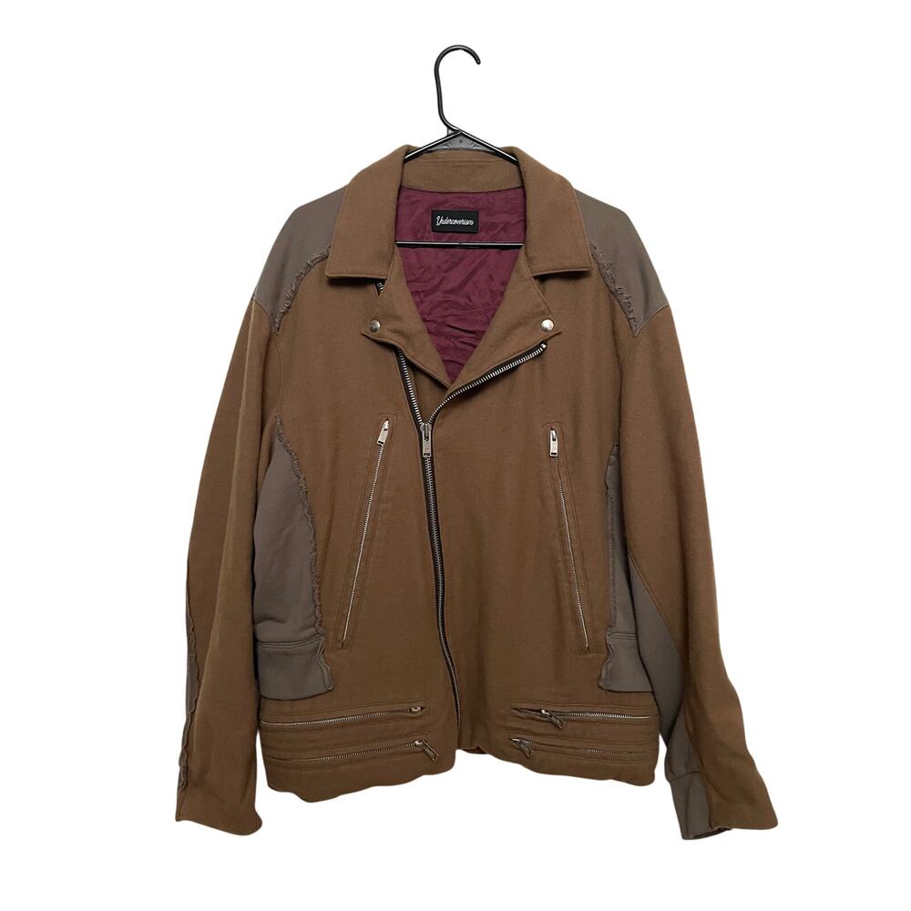 Undercoverism Wool Biker Jacket - Camel
